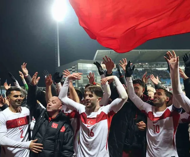 A Milli Takım, 24 yıl sonra 2026 FIFA Dünya Kupası'na katılma hakkı kazandı; stadyumdan Türkiye'ye döndü