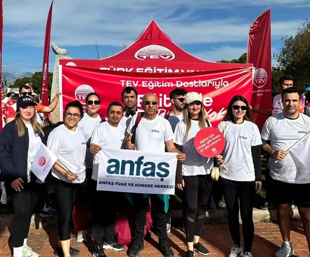 ANFAŞ Çalışanları Runtalya’da TEV İçin Koştu