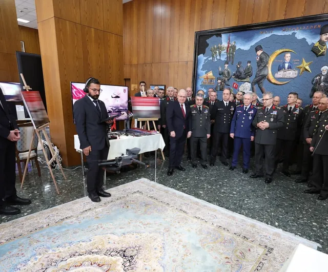 Bakan Yaşar Güler, Kara Kuvvetleri Komutanlığında Değerlendirme Toplantısına Katıldı