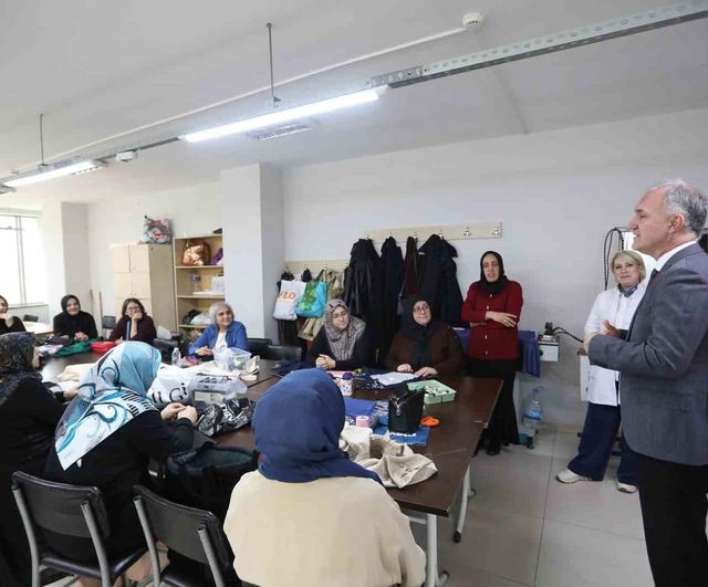 Başkan Alper Taban, İNESMEK Kurslarını Yerinde İnceledi