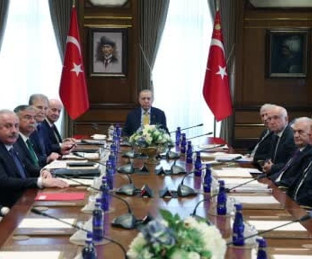 Cumhurbaşkanı Erdoğan Başkanlığında Cumhurbaşkanlığı Yüksek İstişare Kurulu Toplantısı Yapıldı