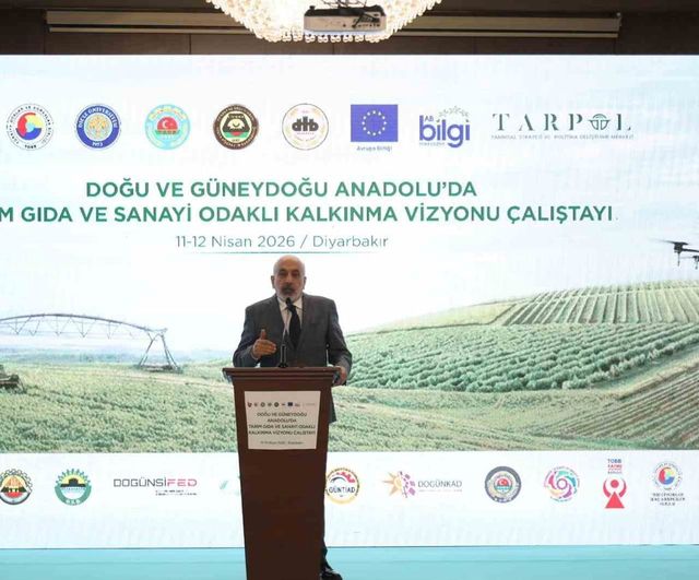 Diyarbakır'da Tarım, Gıda ve Sanayi Odaklı Kalkınma Vizyonu Çalıştayı Başladı