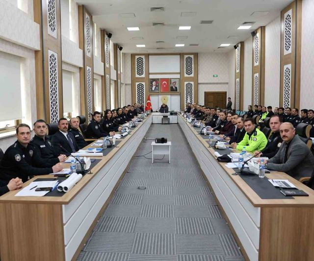 Erzurum Emniyeti 2026 İlk Çeyrek Faaliyetlerini Değerlendirdi