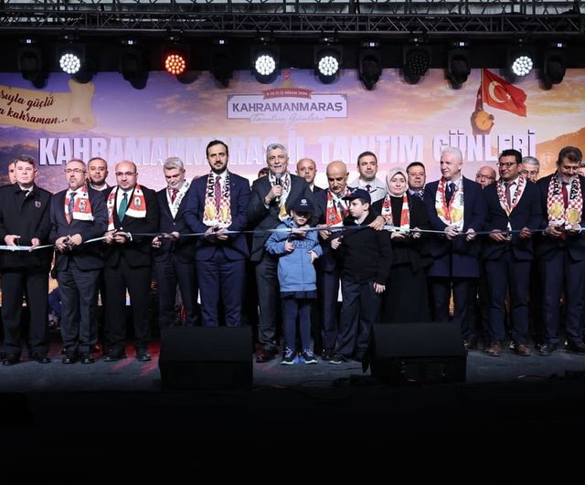 İstanbul'da Kahramanmaraş Tanıtım Günleri resmen açıldı
