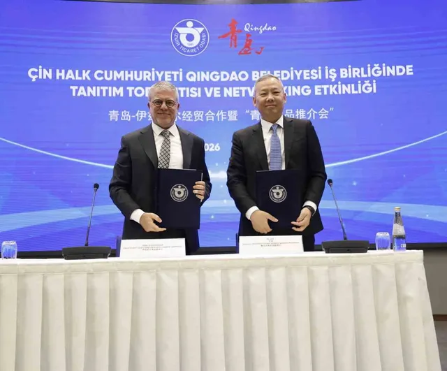İzmir Ticaret Odası ile Qingdao Belediyesi arasında iş birliği anlaşması imzalandı