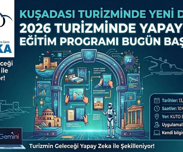 KUTO'da '2026 Turizminde Yapay Zeka Eğitim Programı' bugün başlıyor
