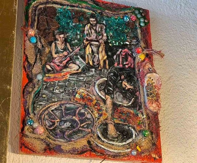 Muğla Menteşe'de atıklardan sanat üreten Özer Koç