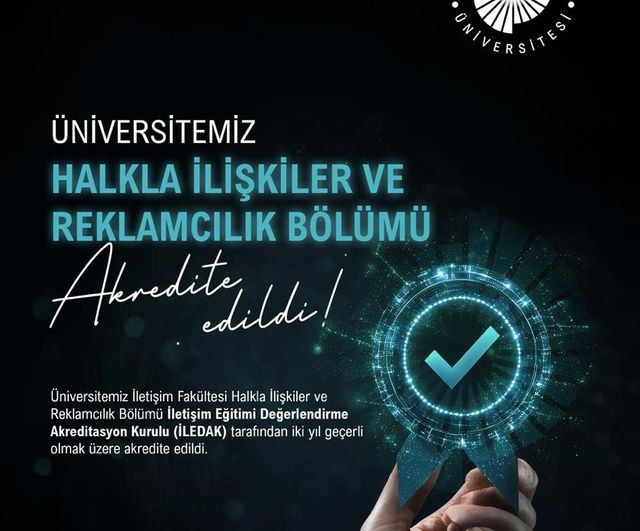 NÖHÜ Halkla İlişkiler ve Reklamcılık Bölümü İLEDAK'tan İki Yıllık Akreditasyon Aldı