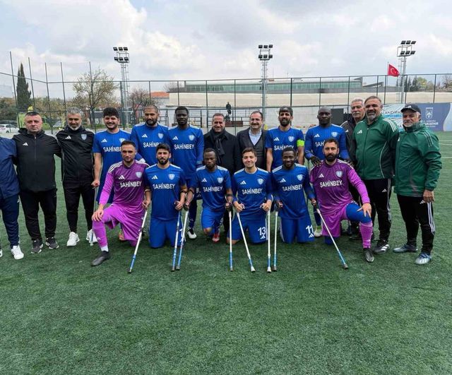 Şahinbey Ampute, Başkent Ampute'yi 1-0 yenerek şampiyonluk yarışında 5 puan öne geçti