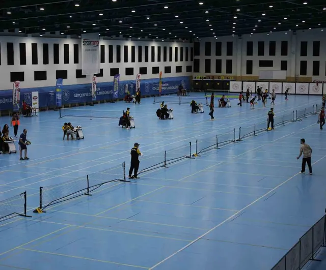 Samsun'da 670 sporcunun katılımıyla Pickleball Şampiyonası gerçekleştiriliyor