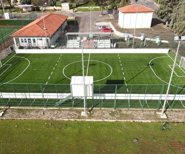 Şirinköy Görme Engelliler Futbol Sahası yenilendi