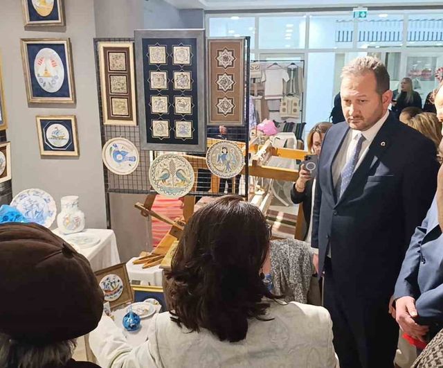 Tekirdağ'da Turizm Haftası'nda El Sanatları Sergisi Açıldı