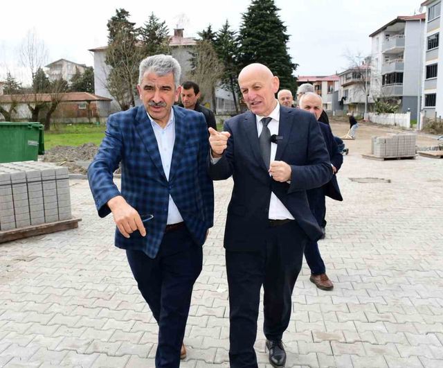 Terme'de dönüşüm: Çay Mahallesi'nin altyapı ve üstyapı çalışmaları yüzde 90 tamam