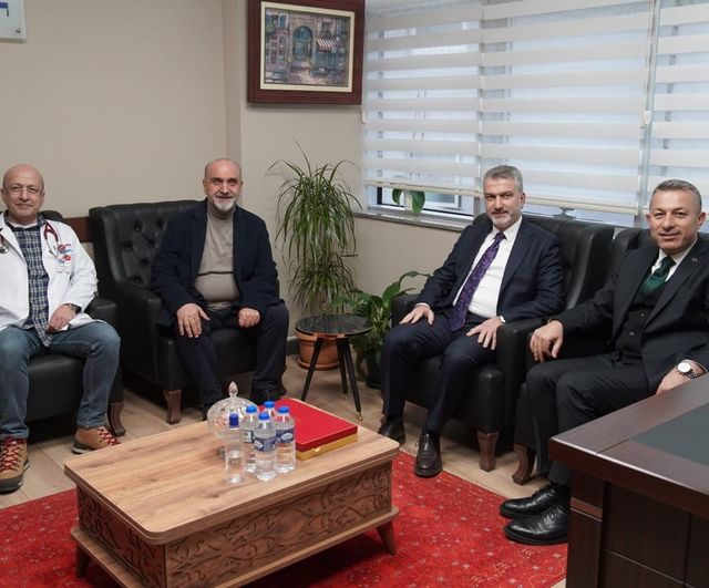 Trabzon Valisi Tahir Şahin'den Özel İmperial Hastanesi'ne iade-i ziyaret: Sağlık hizmetleri ve sağlık turizmi konuşuldu