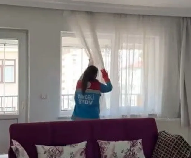 Tunceli'de Vefa Projesi ile 680 Yaşlı ve Engellinin Evinde Temizlik Hizmeti