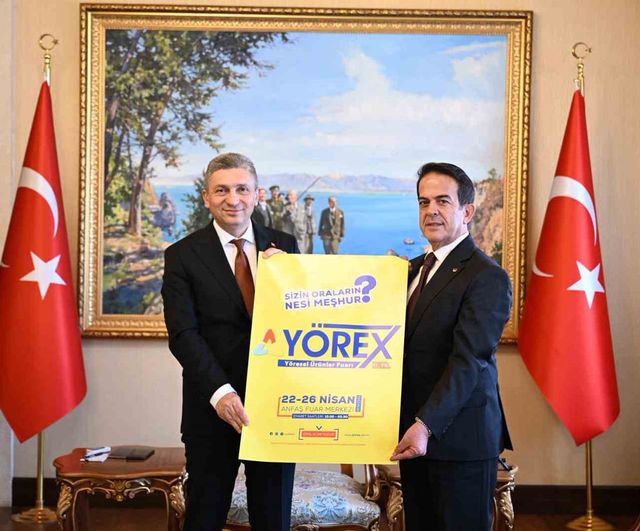 Vali Şahin: YÖREX Antalya'nın markası — Yöresel Ürünler Fuarı 22-26 Nisan'da
