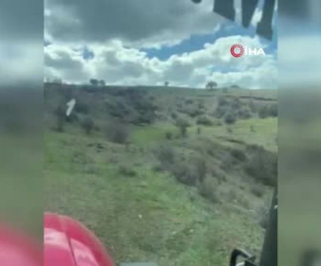 Yeniyapan’da 25 Domuz Tarlaya Girip Genç Çiftçinin Kamerasına Yansıdı