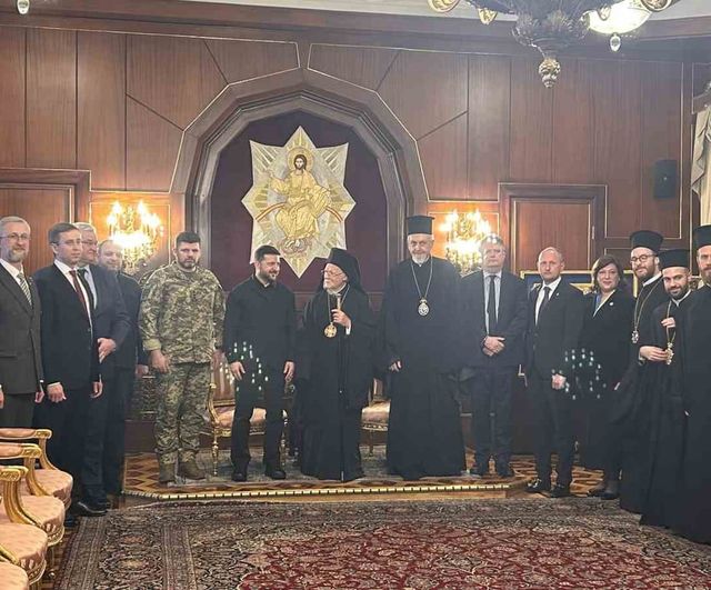 Zelenskiy İstanbul'da: Fener Rum Patriği Bartholomeos ile yaklaşık 90 dakikalık görüşme