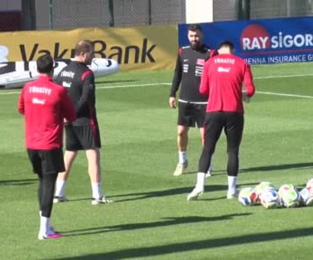 A Milli Futbol Takımı 2026 Dünya Kupası hazırlıklarına antrenmanla devam etti