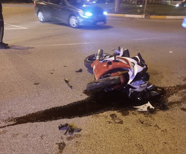 Adıyaman'da otomobil ile motosiklet çarpıştı: 1 yaralı