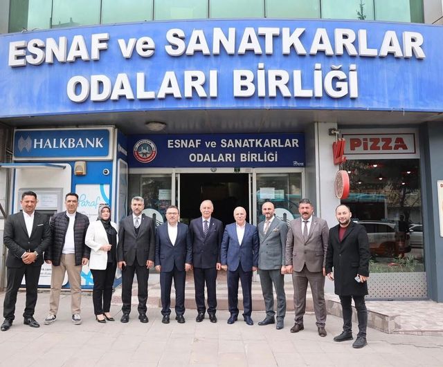 AK Parti Milletvekili Selami Altınok’tan ESOB Başkanı Rasim Fırat’a 'hayırlı olsun' ziyareti