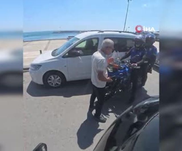 Avcılar’da motosikletli zabıtanın vatandaşa çarpma anına ait yeni görüntüler yayımlandı