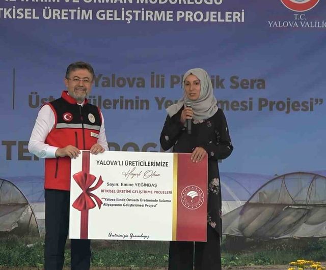 Bakan Yumaklı: Tarım milli güvenlik meselesidir; Yalova'da bitkisel üretim desteği dağıtıldı