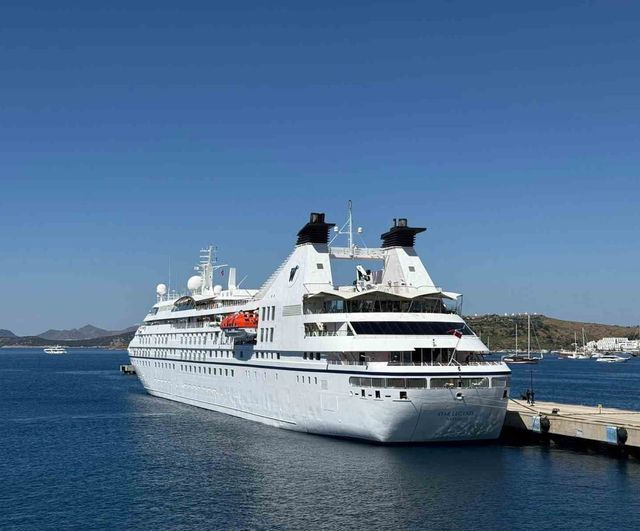 Bodrum’a gelen Star Legend kruvaziyeri 274 yolcu getirdi