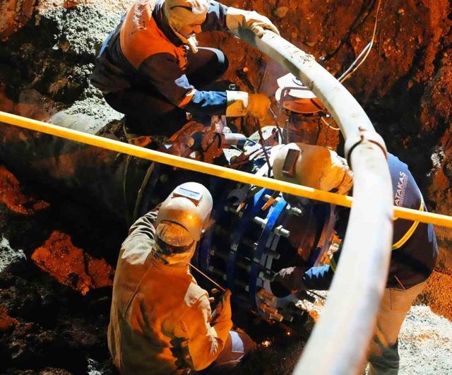 Bolu’da içme suyu isale hatları yenileniyor: CTP borular çelik hatla değiştiriliyor