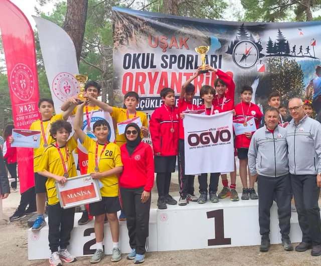 Demirci Fatih Ortaokulu, Okul Sporları Oryantiring Yıldız Erkekler Türkiye Birinciliği'nde Türkiye İkincisi