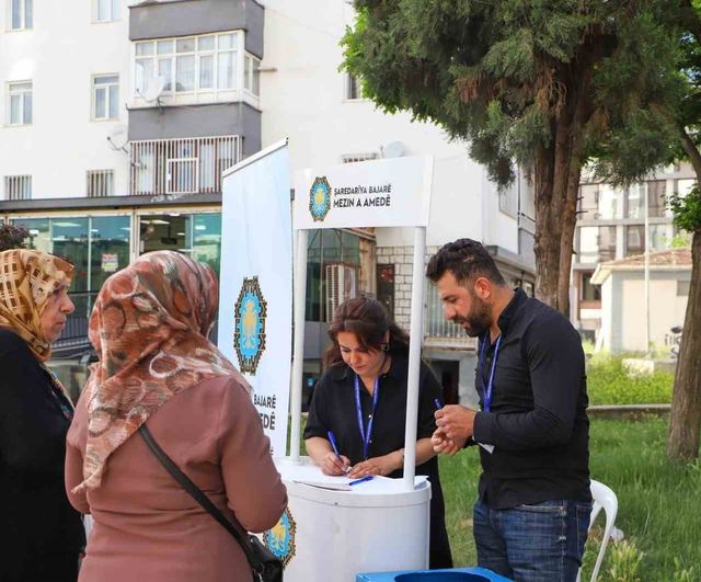 Diyarbakır'da Yerinde Çözüm ekipleri parklarda vatandaş taleplerini topladı
