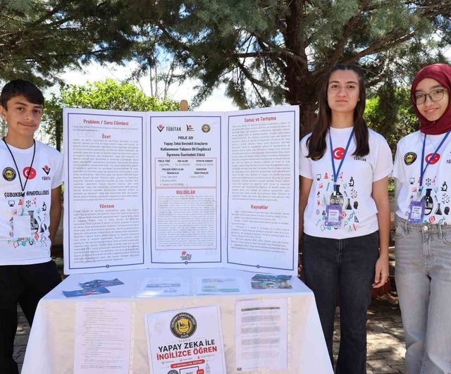 Elazığ Çubukbey Anadolu Lisesi'nde 4006-TÜBİTAK Bilim Fuarı açıldı