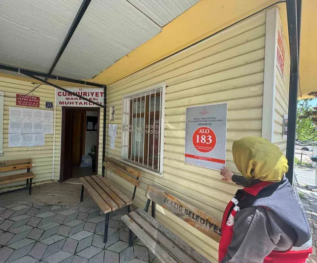 Elazığ'da kadına yönelik şiddetle mücadelede farkındalık çalışmaları sürüyor