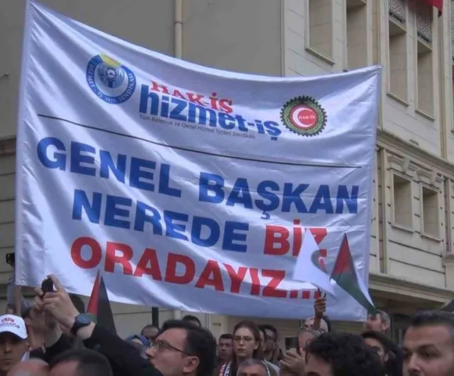 HAK-İŞ: İsrail'in Global Sumud filosuna müdahalesi uluslararası sularda korsanlık