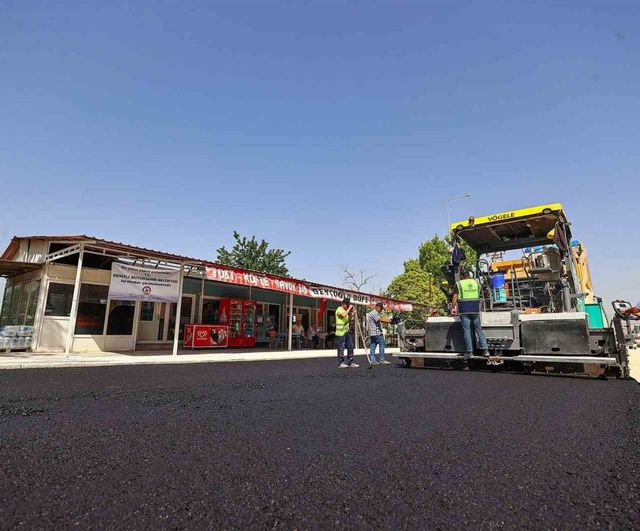 Haydar Baba Caddesi yenileniyor: Kaklık Mağarası'na ulaşım konforu artıyor
