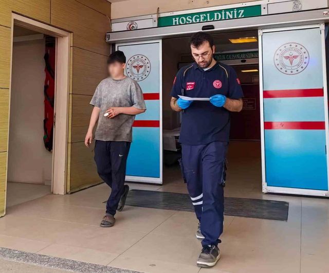 İnegöl'de metal doğrama atölyesinde 16 yaşındaki stajyerin parmağı koptu