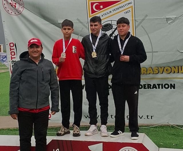 Kayserili sporcu Ahmet Turan Çiftçi, Erdemli'de Trap Bölge Şampiyonu oldu