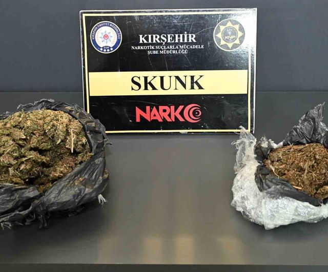 Kırşehir'de uyuşturucu operasyonu: 856,07 gram ele geçirildi, 2 kişi tutuklandı