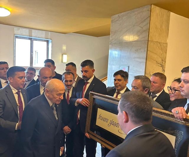 MHP Bilecik İl Başkanı Talha Özkan, Devlet Bahçeli'yi Ziyaret Etti