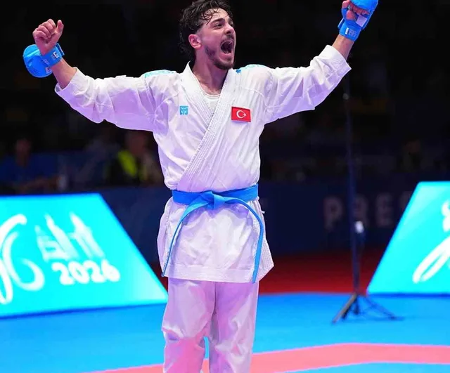 Ömer Faruk Yürür, Büyükler Avrupa Karate Şampiyonası'nda altın madalya kazandı