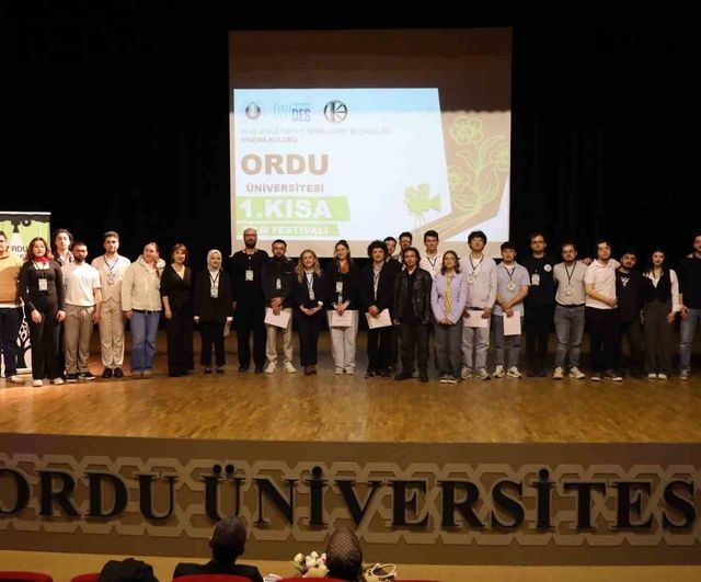 Ordu Üniversitesi 1. Kısa Film Festivali 'Çevre ve İklim' temasıyla düzenlendi