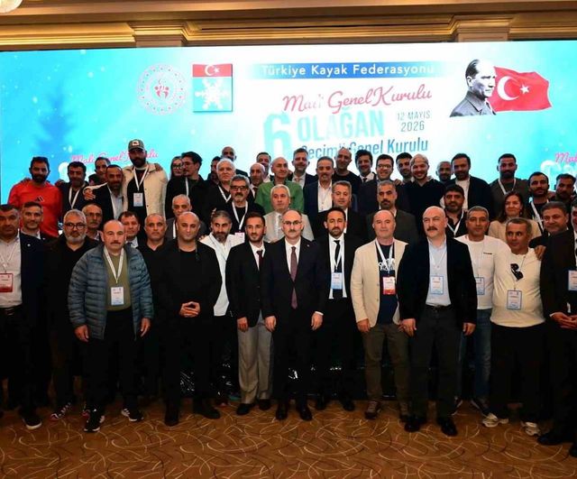 Prof. Dr. Süleyman Şahin Türkiye Kayak Federasyonu Başkanı seçildi; Erzurum'dan 3 temsilci yönetimde