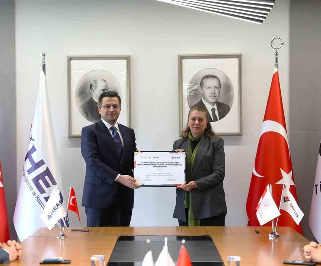 Sabiha Gökçen Havalimanı'nda yapay zekalı gürültü izleme projesi için HEAŞ ile TÜBİTAK MAM mutabakatı