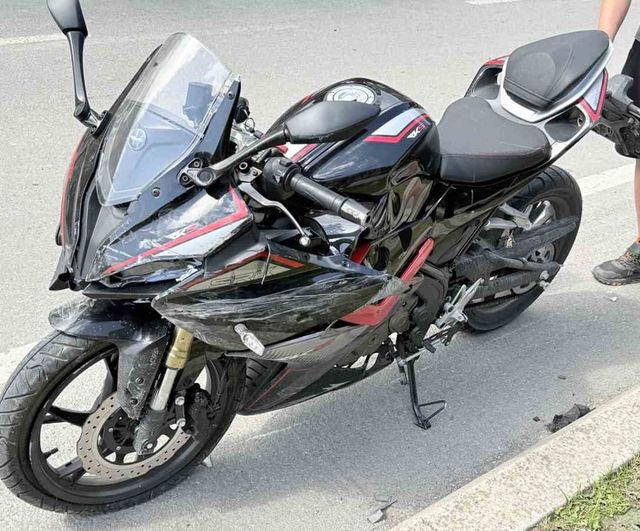 Samsun İlkadım'da motosiklet ile otomobil çarpıştı: 1 yaralı