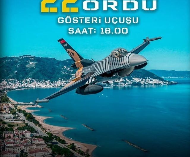 SOLOTÜRK, Ordu'da Akyazı Sahili Durugöl Kurtuluş Tabiat Parkı'nda Gösteri Uçuşu Yapacak