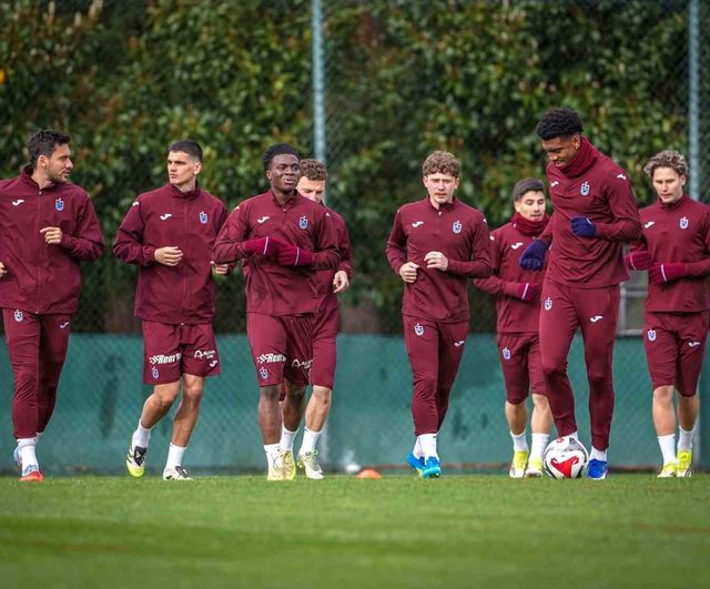 Trabzonspor, Beşiktaş maçı hazırlıklarına başladı