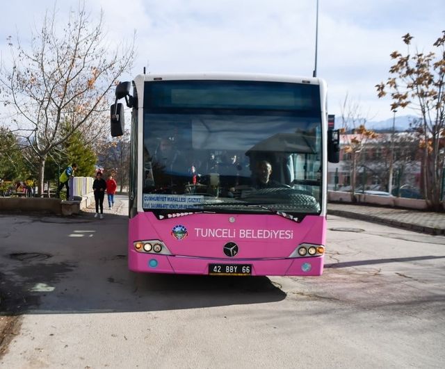 Tunceli Belediyesi Kurban Bayramı’nda Toplu Taşımayı Ücretsiz Sunuyor