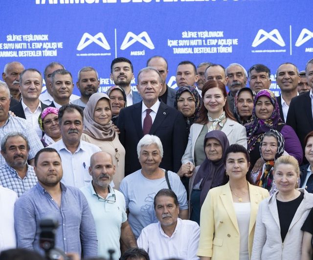 Vahap Seçer: Üretemeyen toplum bağımsızlığını yitirir — Yeşilovacık içme suyu ve Silifke tarımsal destekleri açıldı