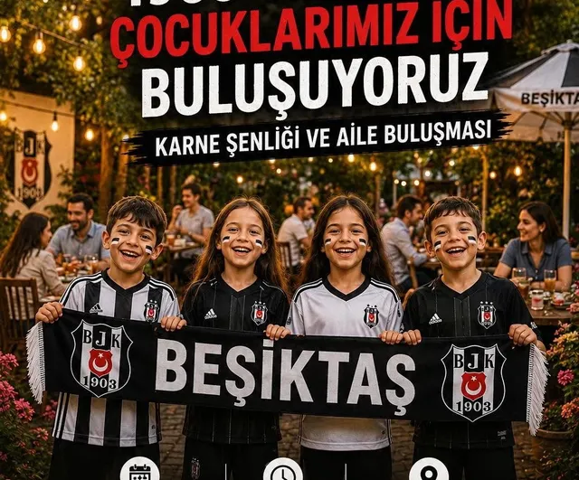 1903 Düzce Beşiktaşlılar karne şenliğinde çocuklarla buluşacak