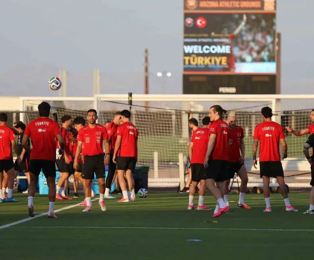 A Milli Futbol Takımı Paraguay maçının hazırlıklarına başladı